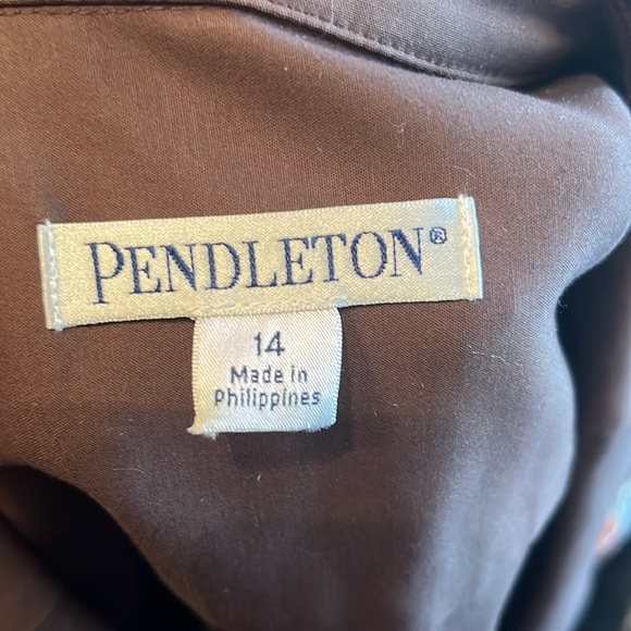 BNWOT Beautiful Pendleton brown 3 button blazer - Picture 14 of 16